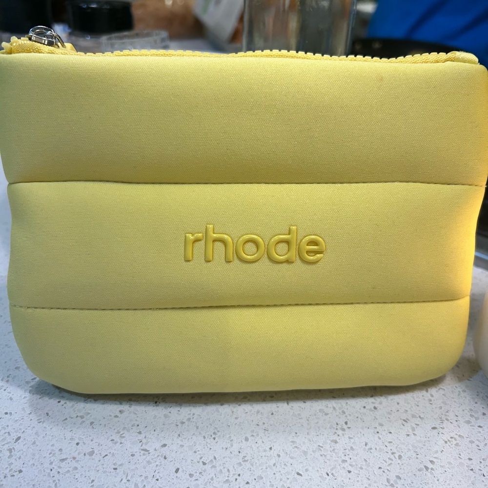 RHODE LIMITED EDITION 🌞 Yellow Cosmetic Bag